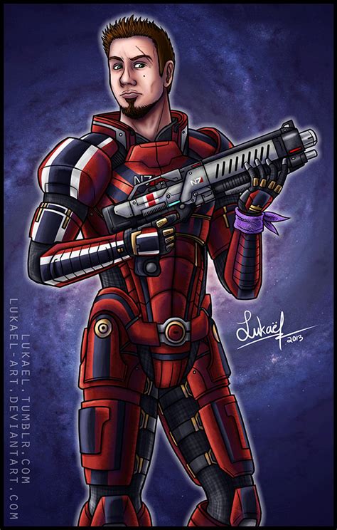 Mass Effect Kaidan Alenko By Lukael Art On Deviantart