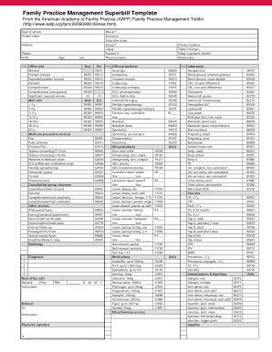 blank superbill templates fill  printable