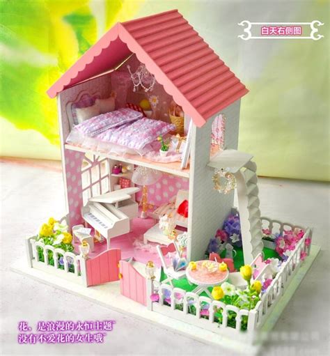 Secret Garden Diy Doll House 3d Miniature Voice Activated Lightmusic