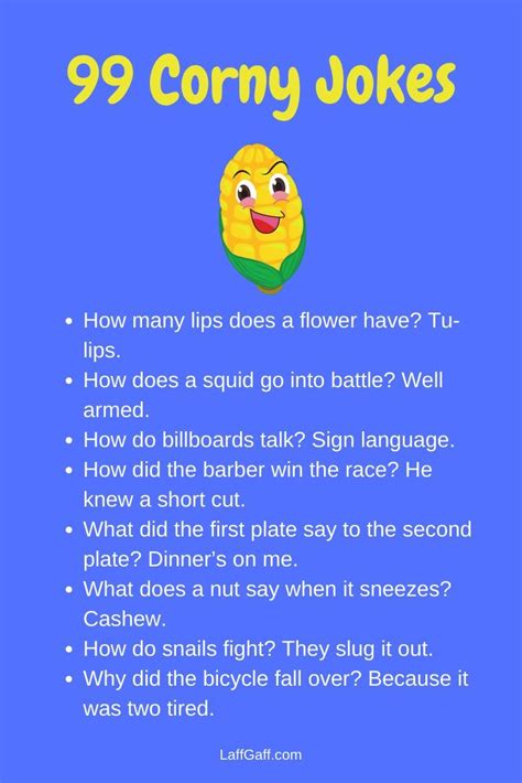 Image Linking To A Page Of Corny Jokes For Kids From Laffgaff Really