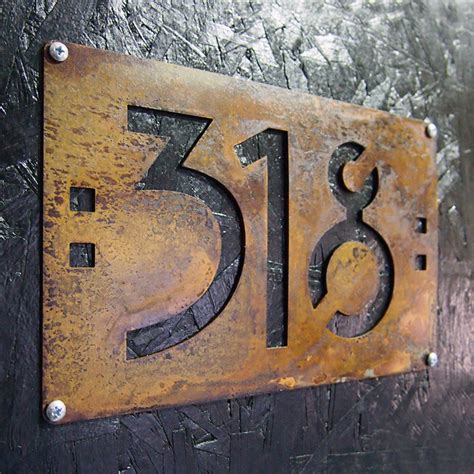 Address Plaques Traditional House Numbers Indianapolis By Moda