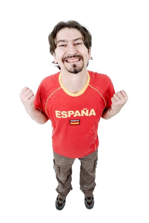 Happy Spanish Man Supporter Photo Background And Picture For Free