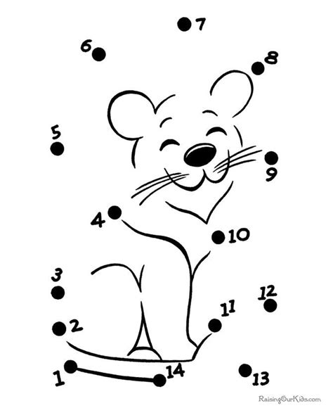 Easy Dot To Dot Page For Kids And For Adults Coloring Home