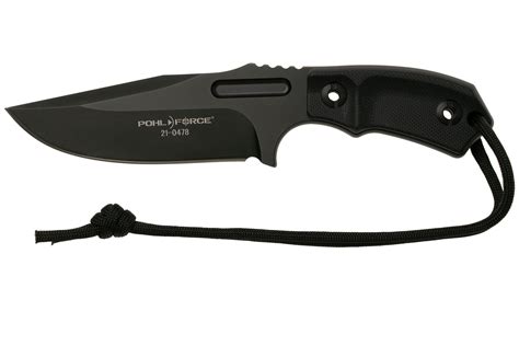 Pohl Force Compact One Black 6022 Fixed Knife Dietmar Pohl Design