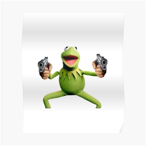 Kermit Frog With Gun Meme