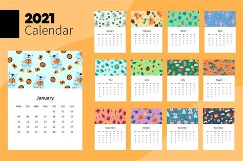 Calendarios Editables 2021 Para Descargar Gratis Modelos De