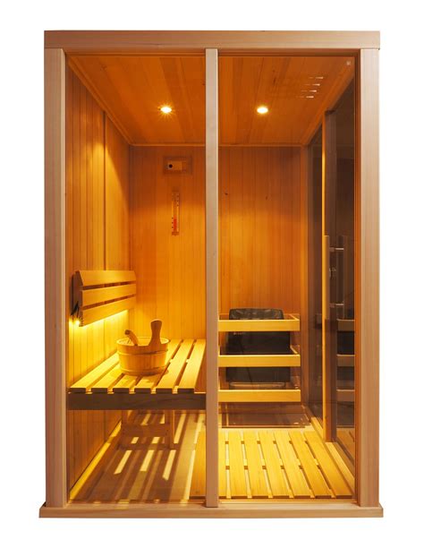 V2020 Vision Sauna Cabin Vision Glass And Hemlock Saunas Home Saunas Finnish Saunas