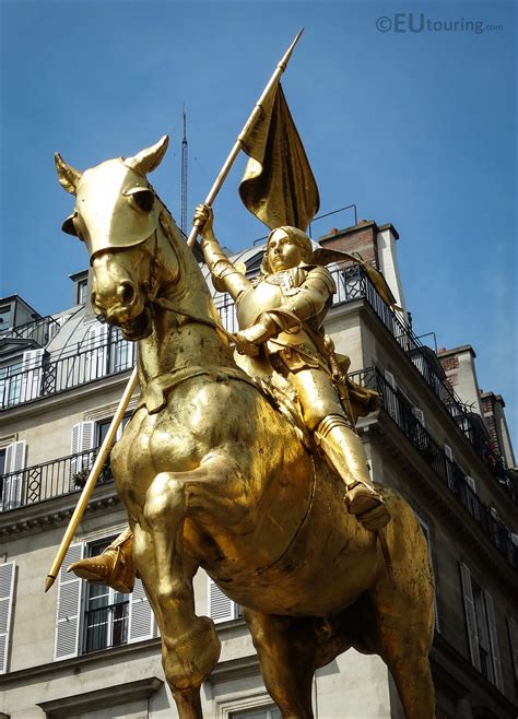 Photos Of Gilded Equestrian Statue Of Joan Of Arc In Paris