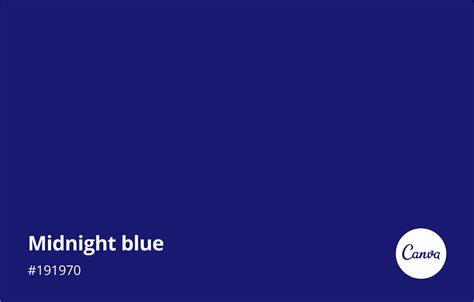 Midnight Blue Meaning Combinations And Hex Code Canva Colors