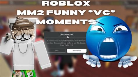 Roblox Mm2 Funny Vc Moments Youtube