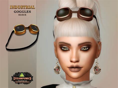 Srslysims Fixed Cyber Goggles Sims Sims 4 Sims 4 Stud