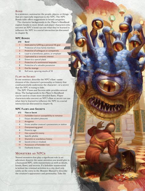 Share & embed dungeon master's guide 5e. Dungeon Master's Guide Preview: Building Memorable NPCs | Dungeon master, Dungeon master's guide ...