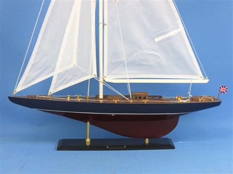 Wooden Endeavour Model Sailboat Decoration 35 Etsy