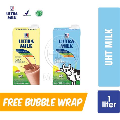 Jual Ultramilk Uht Full Cream Coklat Susu 1 Liter Shopee Indonesia