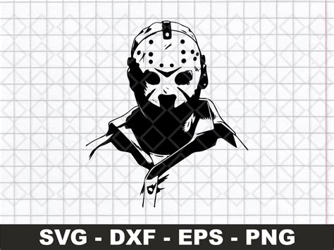 Jason Vorhees For Cricut Friday The 13th Svg