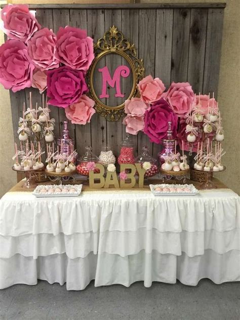 Baby shower guests will guess the delivery date, weight, and length of baby. 38 Adorable Girl Baby Shower Decor Ideas You'll Like ...