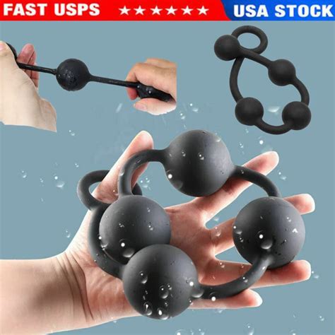 Comfortable Silicone Huge Anal Beads Big Butt Plug Vaginal Balls Buttplug Sm Expanders Plugs