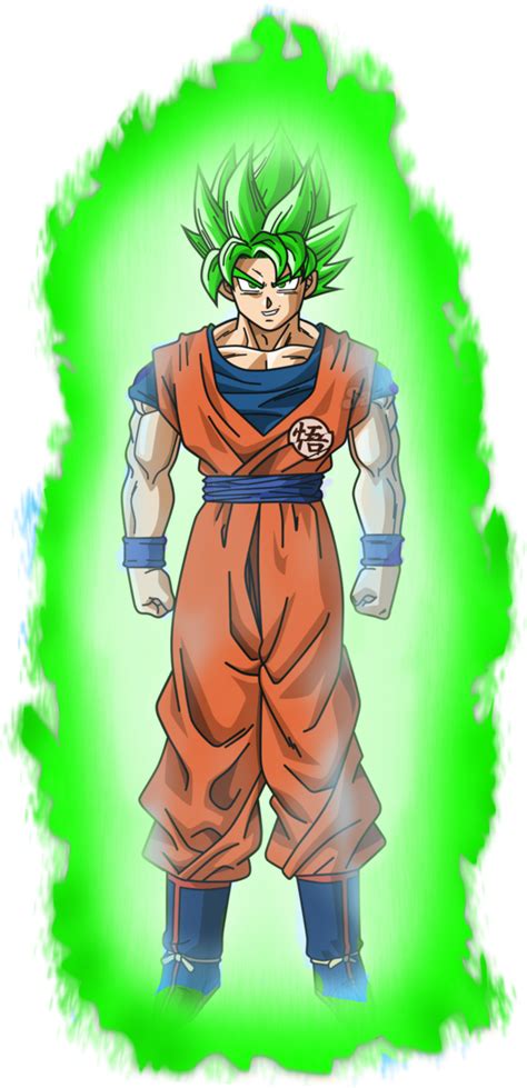 Son Goku Ssgss Green By Zakballat By Zakballat On Deviantart