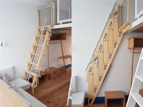Loft Stairs Ideas Ladder Stairs Attic Ladder House Stairs Loft