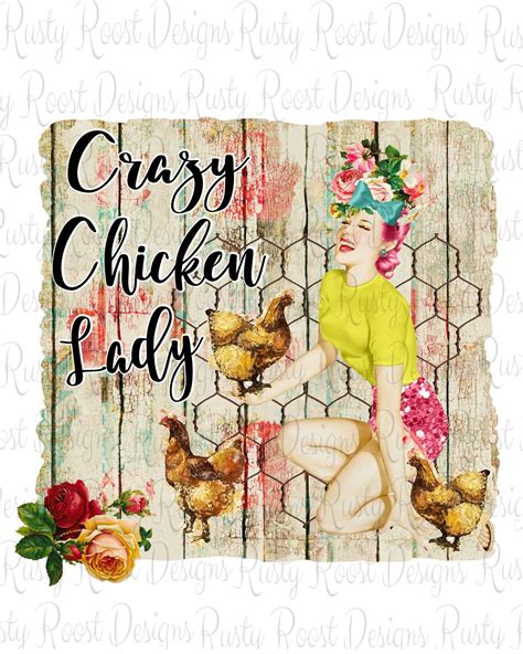 Chicken Sublimation Designs Downloads Sublimation Graphics Etsy