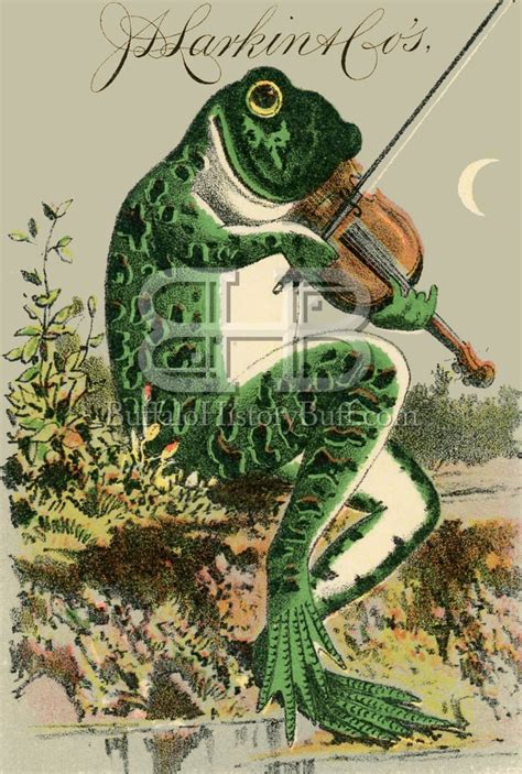 Buffalo History Buff — Larkin Frog Playing The Violin