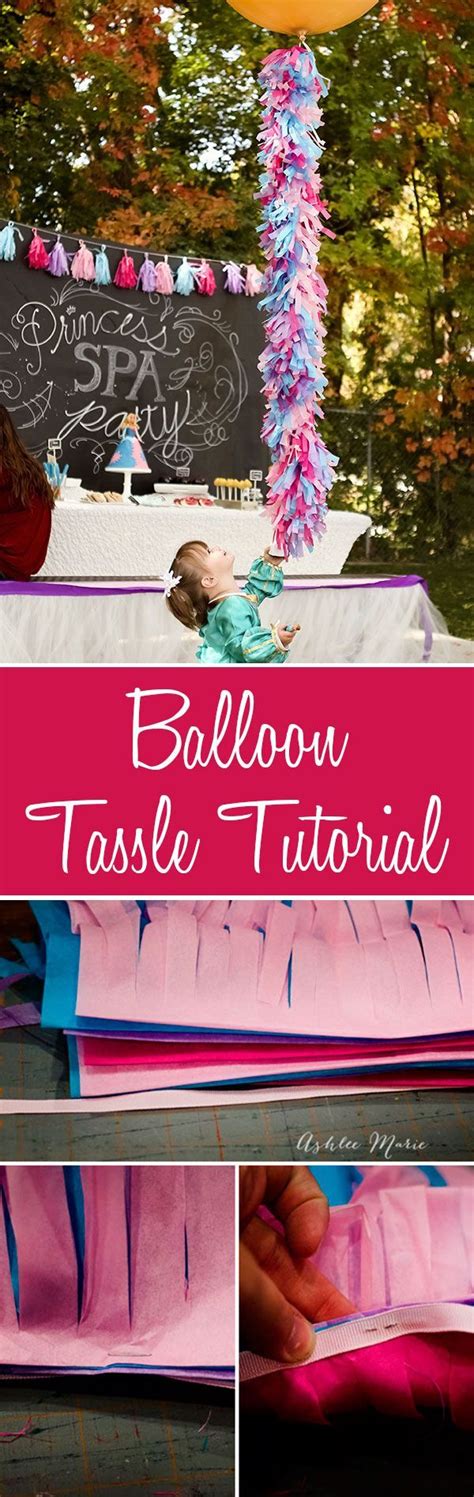 Balloon Tassels | Ashlee Marie | Balloon decorations party, Party