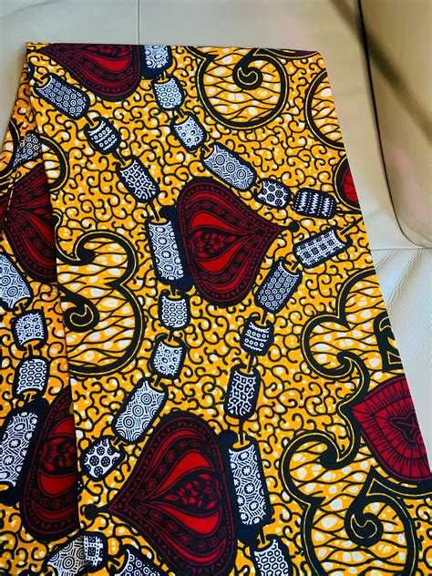 Ankara Fabric Per Yard African Fabric Ghana Fabric Nigeria Etsy