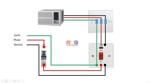 In addition, if the air filter is clogged, the evaporator coils will frost over. window ac wiring connection diagram RYB ELECTRICAL | Ac wiring, Ceiling fan wiring, Ceiling lights