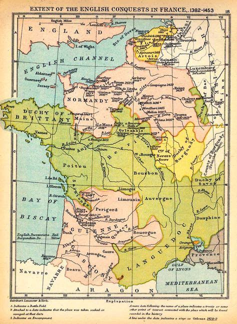 The English Conquests In France During The Hundred Years War 1382 1453