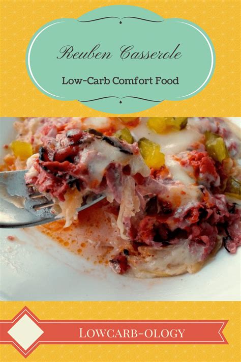 Just be aware of the carb counts on both of those. Reuben Casserole Is Low Carb Comfort Food Fast | Lowcarb-ology