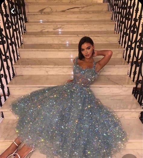 Gray Sparkly Senior Prom Dresses Short Tea Length Beaded 2020 Luxury