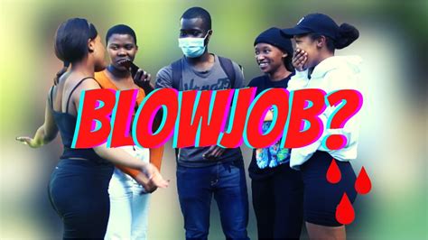 what is a blowjob asking south african girls public interview youtube