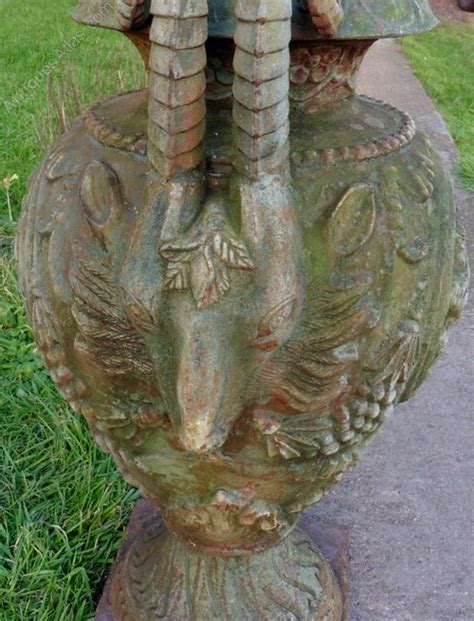 Antiques Atlas Cast Original Victorian Garden Iron Urn