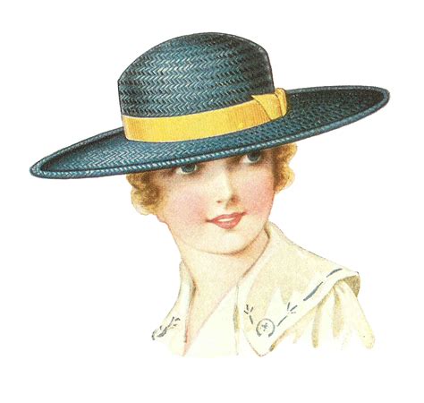 Antique Images: Vintage Hat Fashion: Edwardian Women's Hat Fashion ...