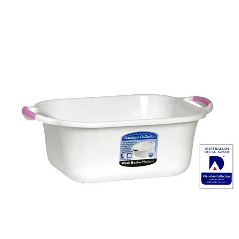 willow 12l white rectangle basin bunnings warehouse