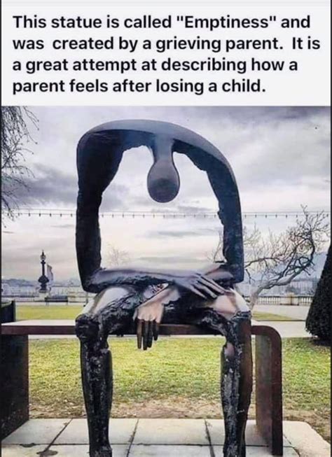 This Statue Is Called Losing A Child Grief Powerful Art