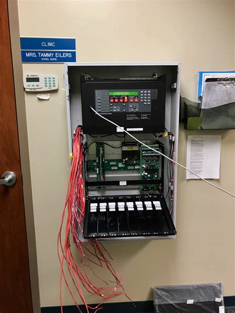 Canterbury Middle School Fire Alarm Control Panel Yager Electric