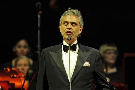 Blind Italian Opera Star Andrea Bocelli At The Royal