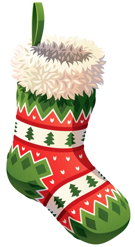 Christmas Stockings Clip Art Socks Png Download 33896218 Free