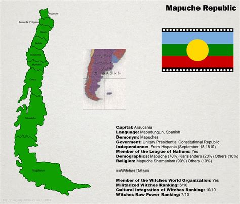 Sw Map Of Mapuche By Thanytony On Deviantart