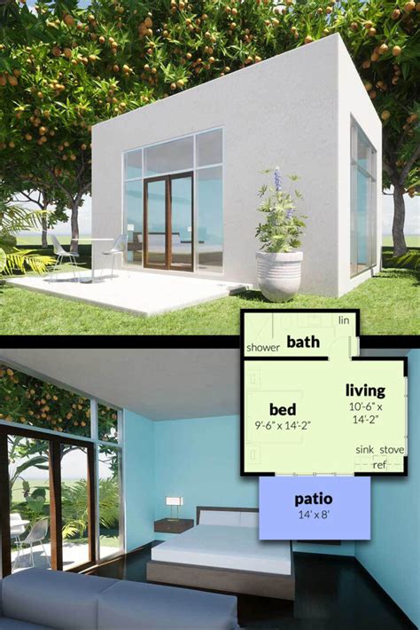 Tiny Modern Minimalistic House Plan Craft Mart