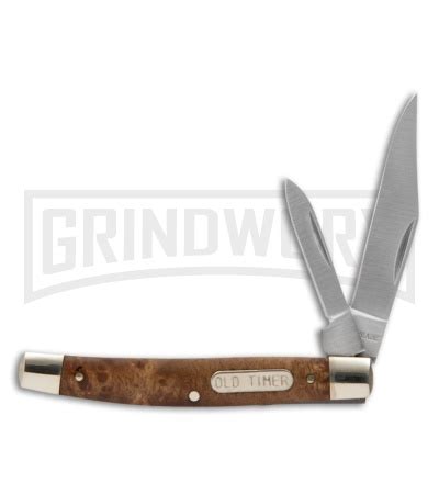 Old Timer Middleman Jack Ironwood Pocket Knife Grindworx