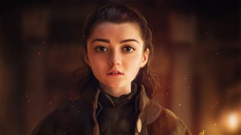 X Arya Stark Game Of Thrones Fanart K HD K Wallpapers Images Backgrounds Photos And