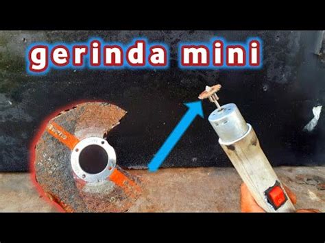 Gak Perlu Mahal Begini Cara Mudah Membuat Gerinda Mini Dari Dinamo Putaran Kuat Youtube