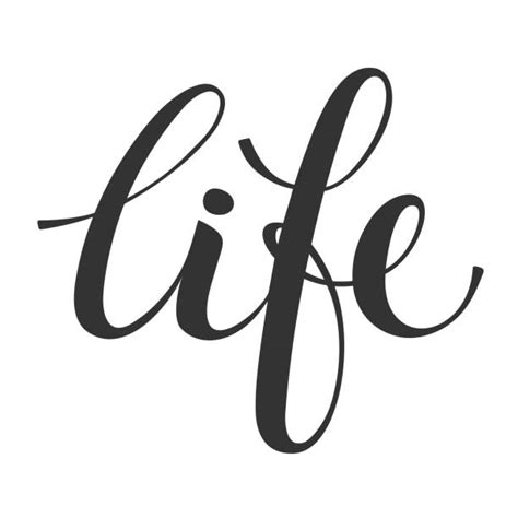Life Word Script Stock Photos Pictures And Royalty Free Images Istock