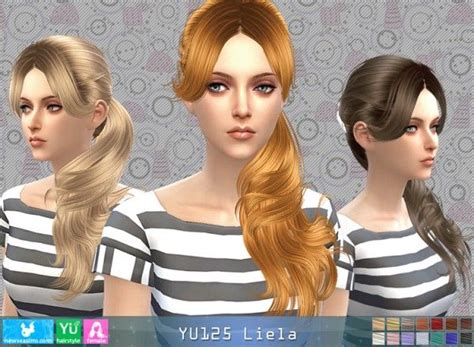 Newsea Yu125 Liela Donation Hairstyle • Sims 4 Downloads The Sims