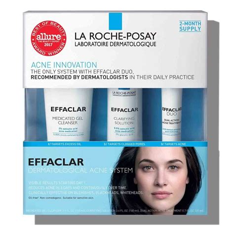 La Roche Posay Effaclar Dermatological Acne Treatment System For Face Oil Free Beautynation