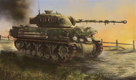 Pete Ashford British Sherman Firefly Tank Ww2