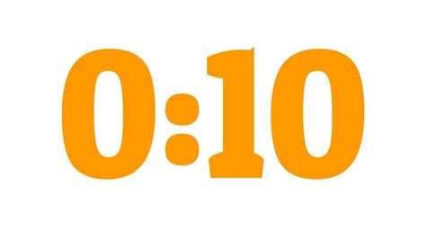 10 Second Countdown Timer With Alarm Youtube
