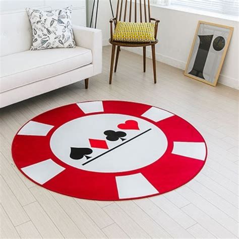 Shop wayfair for the best game room rugs. Round Poker Game Rug Player's Room Card Decor Casino Floor ...